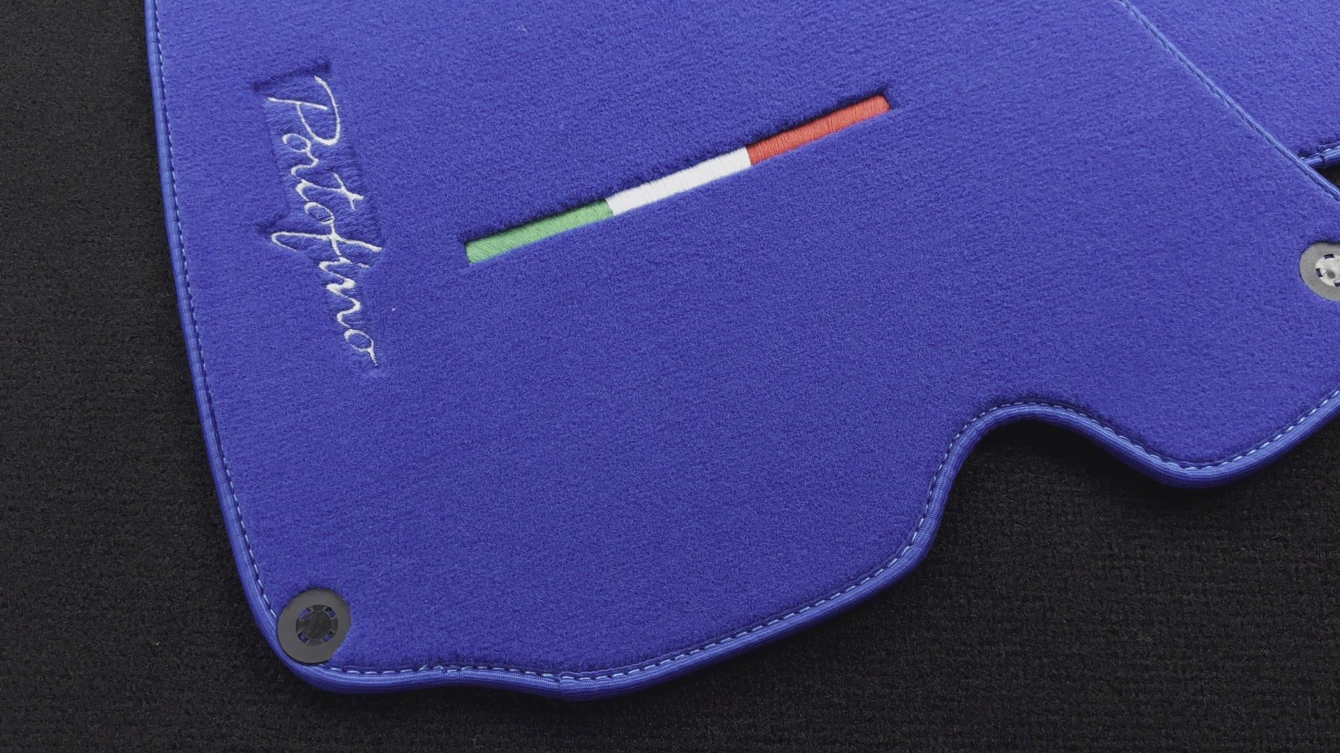 Blue Floor Mats for Ferrari GTC4 Lusso (2016-2023) Italian Edition - AutoWin