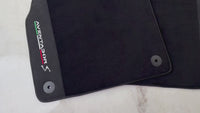 ランボルギーニ アヴェンタドール S 用 ブラック フロアマット アルカンターラ レザー