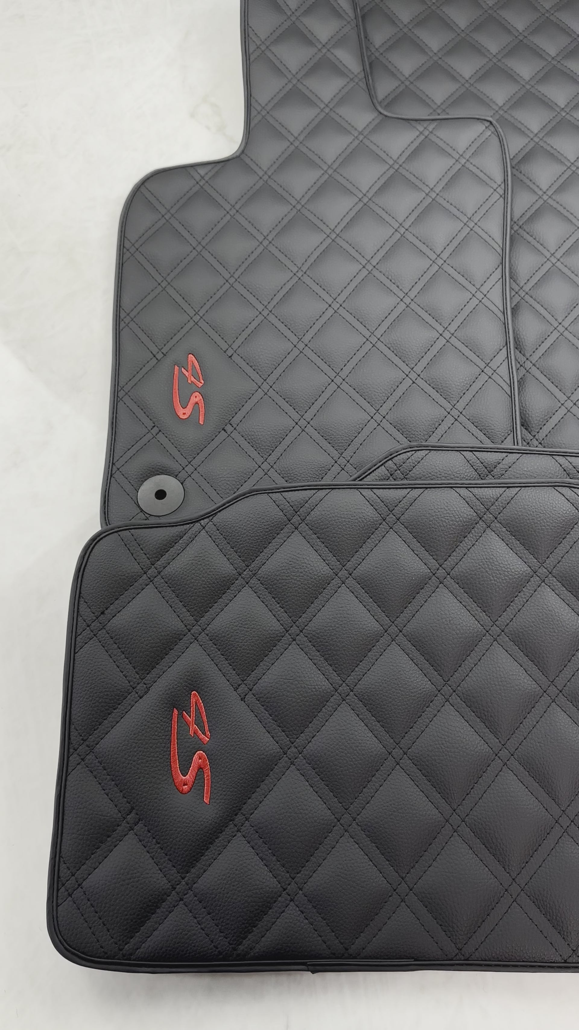 Lederfußmatten für Porsche Panamera 4S 971 (2017-2023) - AutoWin