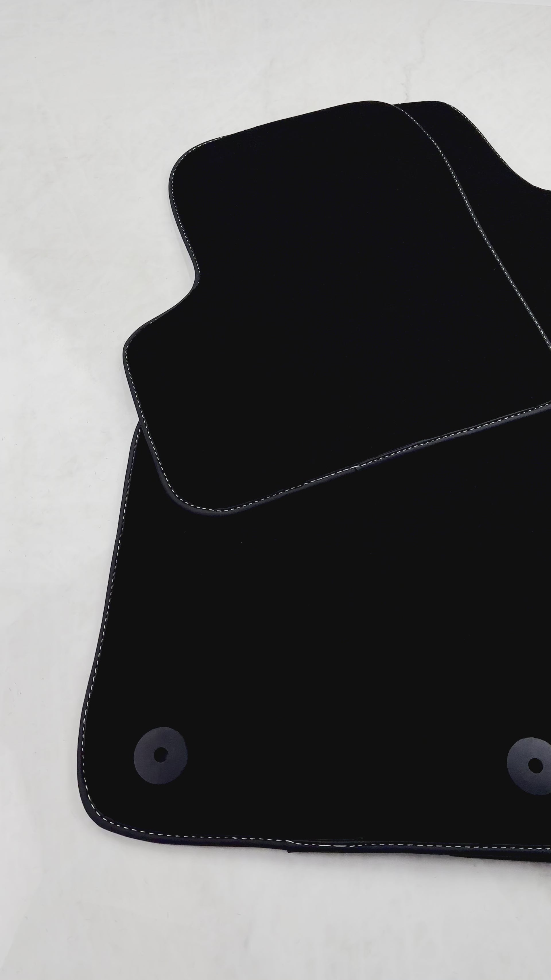 Schwarze Fußmatten für Fiat 500X (2015-2023) - AutoWin