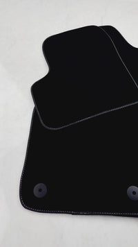 Black Floor Mats for Fiat 500L (2017-2024) Facelift | Black Trim