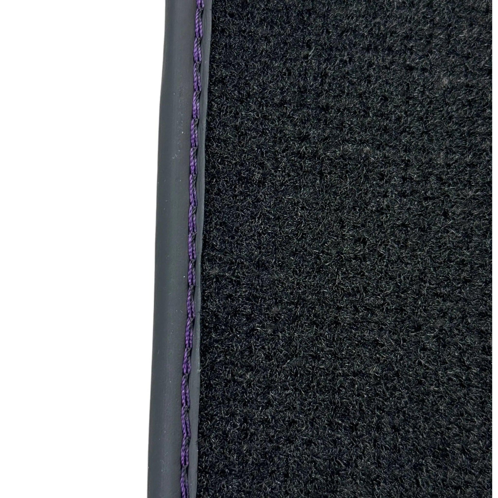 Purple Leather Black Floor Mats for Lamborghini Huracan | Black Trim - AutoWin