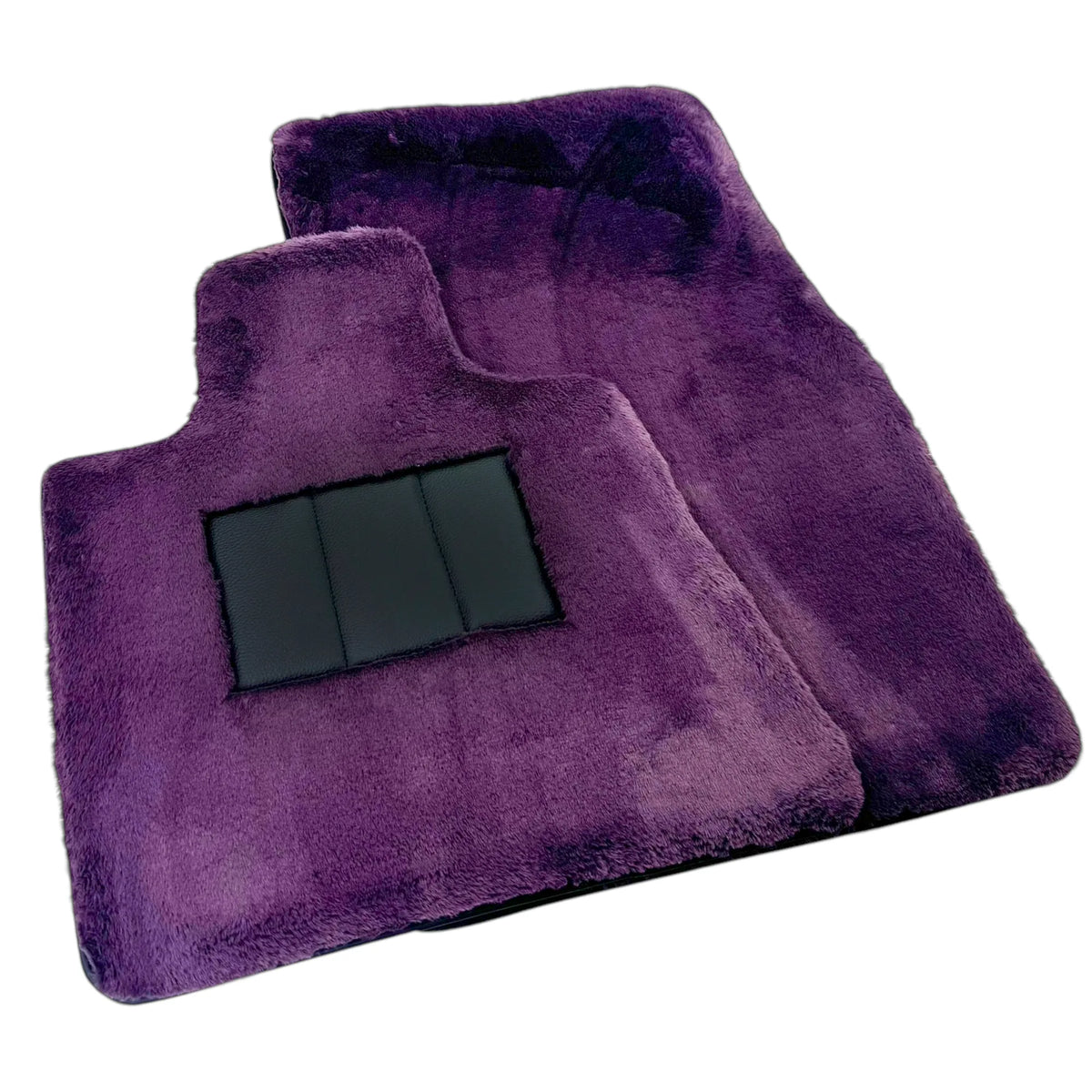 Purple Sheepskin Floor Mats for Rolls-Royce Phantom VIII (2017-2024)