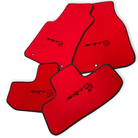 Red Floor Mats For Dodge Charger SRT 2015-2024 - AutoWin