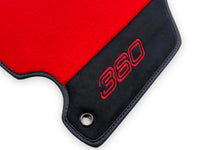 Red Floor Mats For Ferrari 360 Modena 1999-2005 With Alcantara Leather - AutoWin