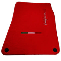 Red Floor Mats For Ferrari California T 2015–2018 - AutoWin