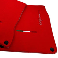 Red Floor Mats For Ferrari California T 2015–2018 - AutoWin