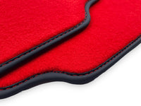 Rote Autofußmatten für Ferrari F430 2004-2009 mit Alcantara-Leder - AutoWin