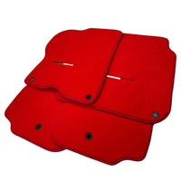Red Floor Mats for Ferrari GTC4 Lusso (2016-2023) | Premium Quality