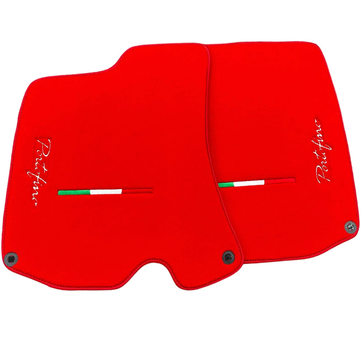 Red Floor Mats for Ferrari Portofino (2018-2023) Italian Edition - AutoWin