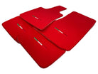 Red Floor Mats For Maserati Coupé (2001-2007) Italy Edition - AutoWin