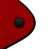 Red Floor Mats For Mercedes-Benz C-Class W204 (2007-2014) - AutoWin