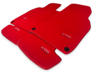 Red Floor Mats for Porsche Taycan (2019-2023) | ER56 Design - AutoWin