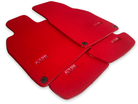Red Floor Mats for Porsche Taycan (2019-2023) | ER56 Design - AutoWin