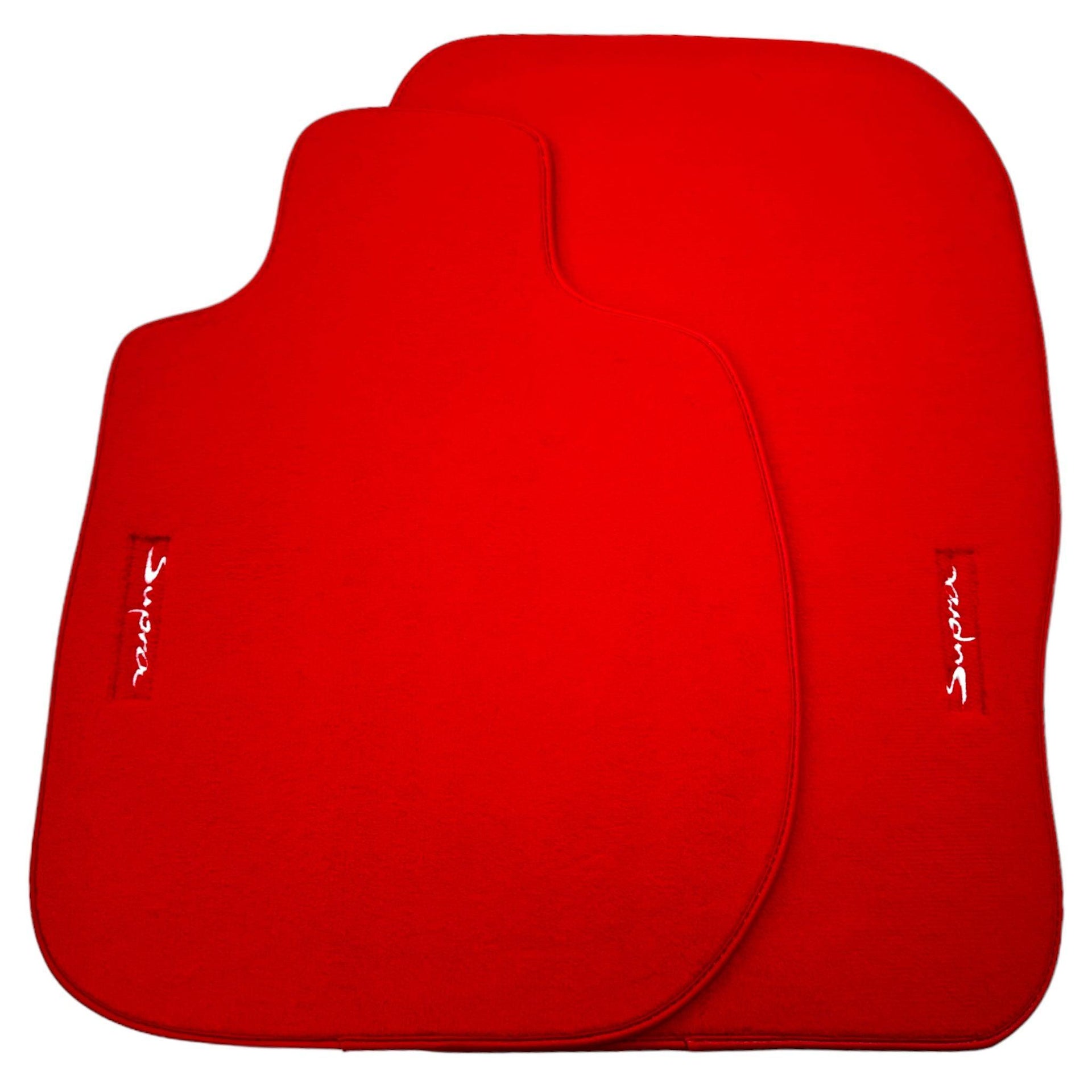 Red Floor Mats for Toyota GR Supra A90 (2019-2023) - AutoWin
