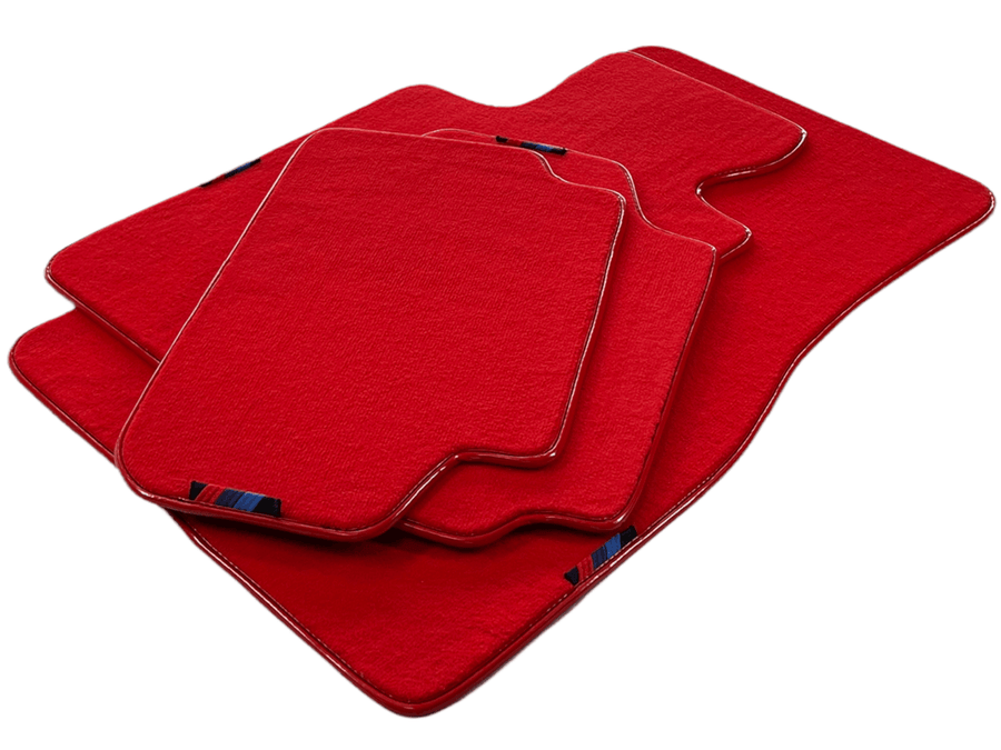 Red Mats For BMW Gran Tourer F46 (2015-2022) 7 Seats With M Package AutoWin Brand - AutoWin