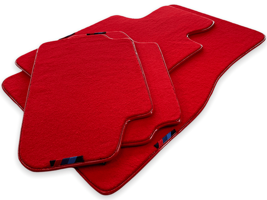 Red Mats For BMW M3 G81 Touring (2022-2026) With M Package AutoWin Brand - AutoWin