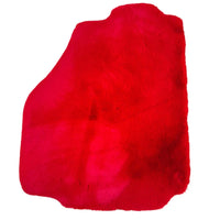 Red Sheepskin Floor Mats for Ferrari 458 Spider (2012-2015)