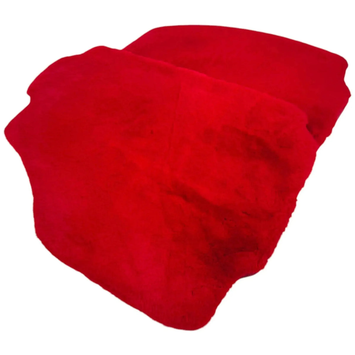 Red Sheepskin Floor Mats for Ferrari 458 Spider (2012-2015)