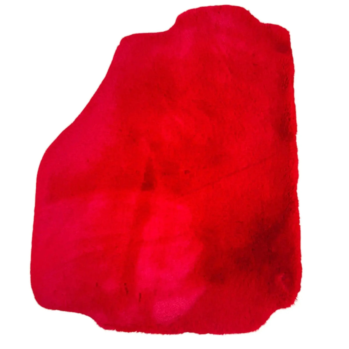 Red Sheepskin Floor Mats for Ferrari 488 Pista Spider (2019-2021)