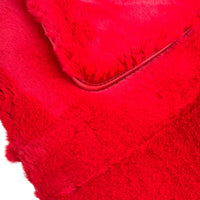 Red Sheepskin Floor Mats for Ferrari F12 Berlinetta (2012-2022)