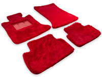 Red Sheepskin Floor Mats for Rolls Royce Spectre (2023-2024) ER56 Design Brand - AutoWin