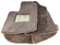Sheepskin Floor Mats For Bentley Continental GTC (2006–2011) Er56 Design - AutoWin