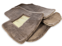 Sheepskin Floor Mats For Bentley Continental GTC (2006–2011) Er56 Design - AutoWin