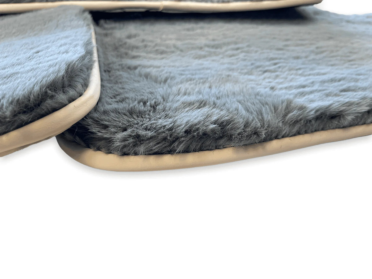 Sheepskin Floor Mats For Rolls Royce Ghost Series II (2021-2024) ER56 Design Brand - AutoWin