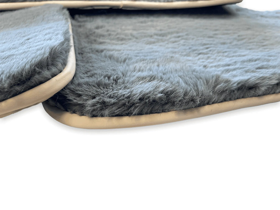 Sheepskin Floor Mats For Rolls Royce Ghost Series II (2021-2024) ER56 Design Brand - AutoWin