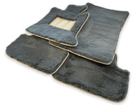 Sheepskin Floor Mats For Rolls Royce Ghost Series II (2021-2024) ER56 Design Brand - AutoWin