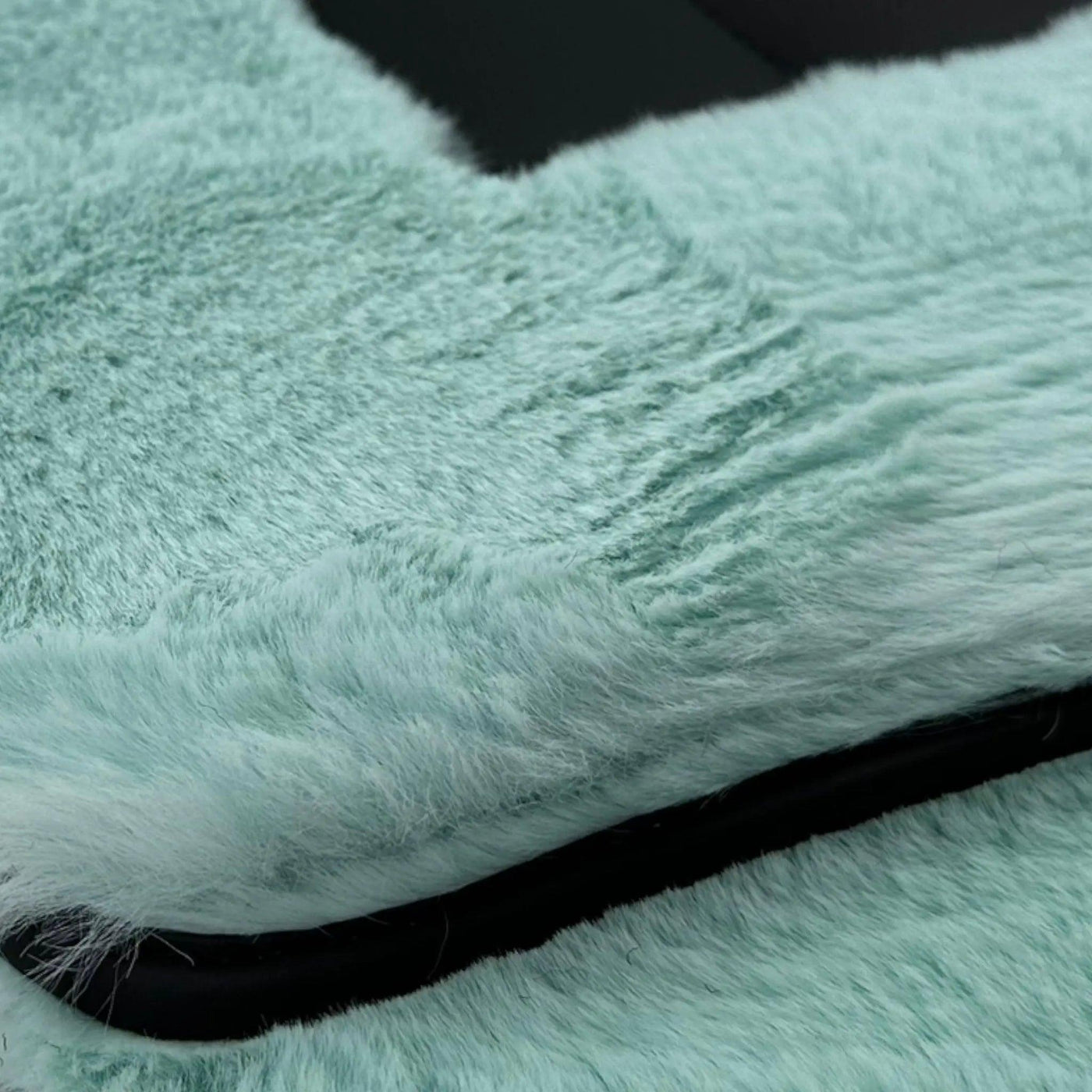 Tiffany Blue Sheepskin Floor Mats For Rolls Royce Phantom 2003–2016 Er56 Design Brand - AutoWin