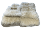White Sheepskin Floor Mats For Rolls Royce Spectre (2023-2024) ER56 Design Brand - AutoWin