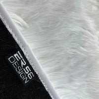 White Sheepskin Floor Mats For Rolls Royce Phantom VIII (2017-2024) ER56 Design Brand