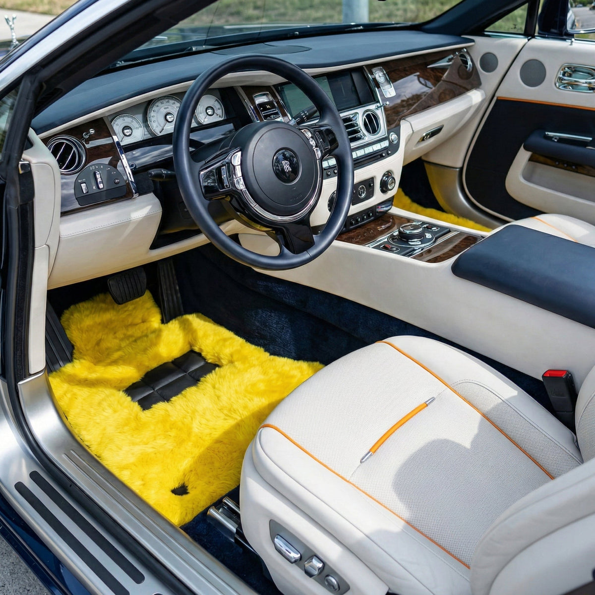 Interior look of floor mats for Rolls Royce Dawn (2016-2023) ER56 Design Brand