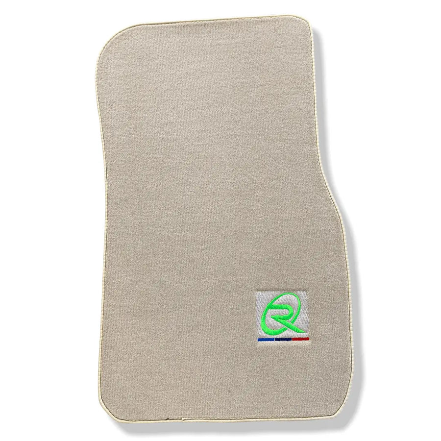 Beige Floor Mats For BMW 3 Series E46 Coupe Brand Tailored Set Perfect Fit Green Collection - AutoWin