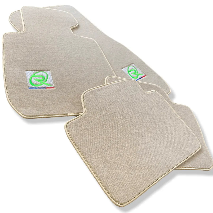 Beige Floor Mats For BMW X3 Series G01 Tailored Set Perfect Fit Green - AutoWin