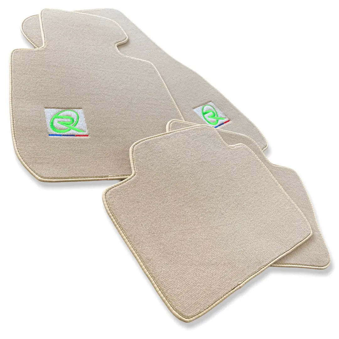 Beige Floor Mats For BMW X3M Series F97 Tailored Set Perfect Fit Green - AutoWin