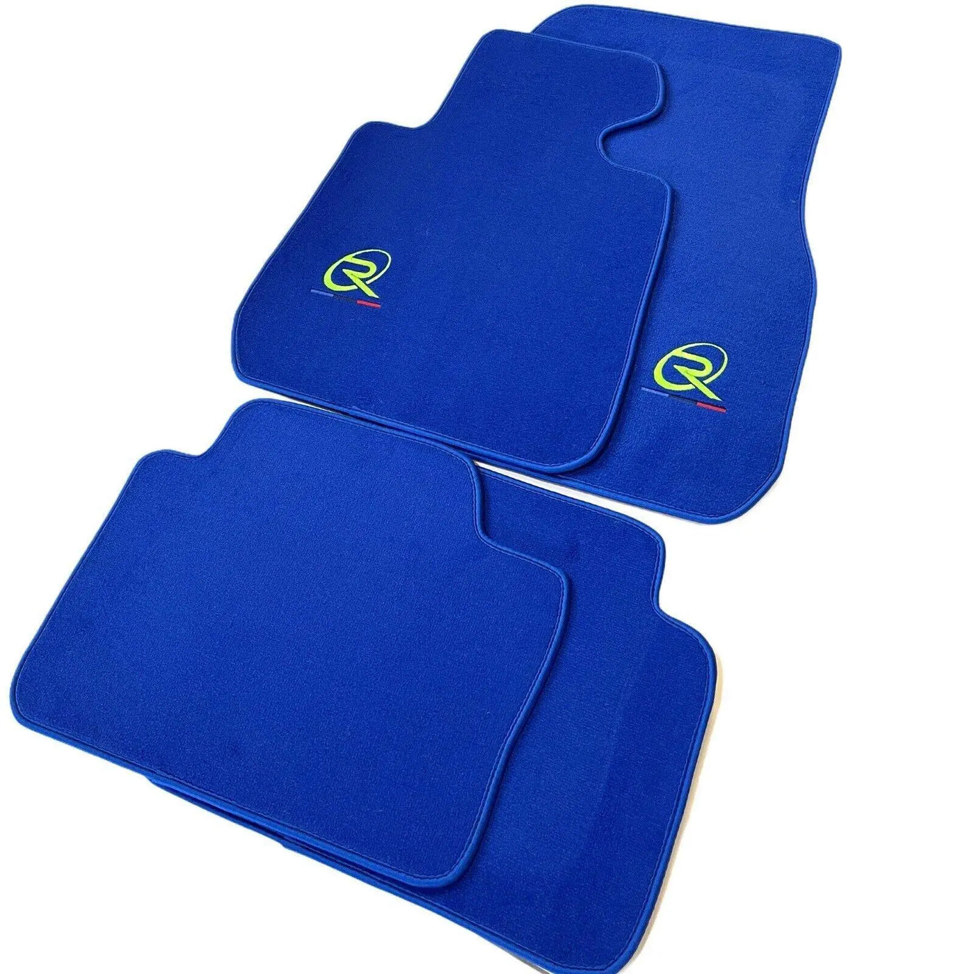 Blue Floor Mats For BMW 1 Series E82 Tailored Set Perfect Fit - AutoWin