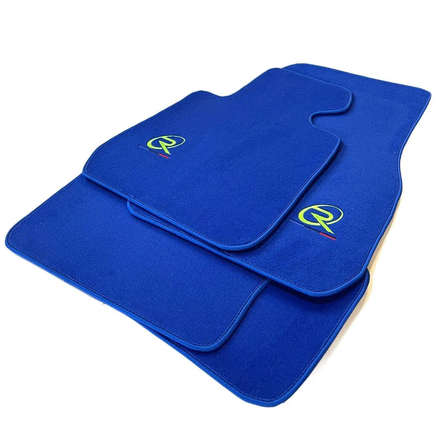 Blue Floor Mats For BMW X3M Series F97 Tailored Set Perfect Fit - AutoWin