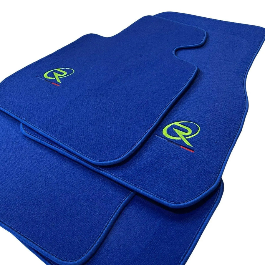 Blue Floor Mats For BMW X3M Series F97 Tailored Set Perfect Fit - AutoWin