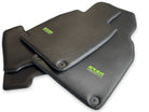 Carbon Fiber Floor Mats for Porsche 992 Gt2rs 2021-2022 Green Sewing - AutoWin