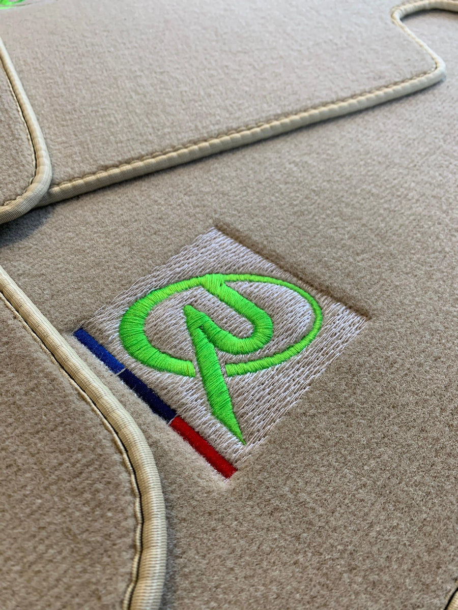 Floor Mats For BMW 1 Series E82 Beige Tailored Set Perfect Fit - AutoWin