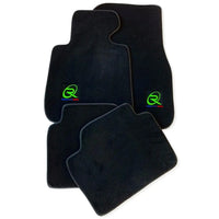 Floor Mats For BMW 3 Series E46 Coupe ROVBUT Brand Tailored Set Perfect Fit Green - AutoWin