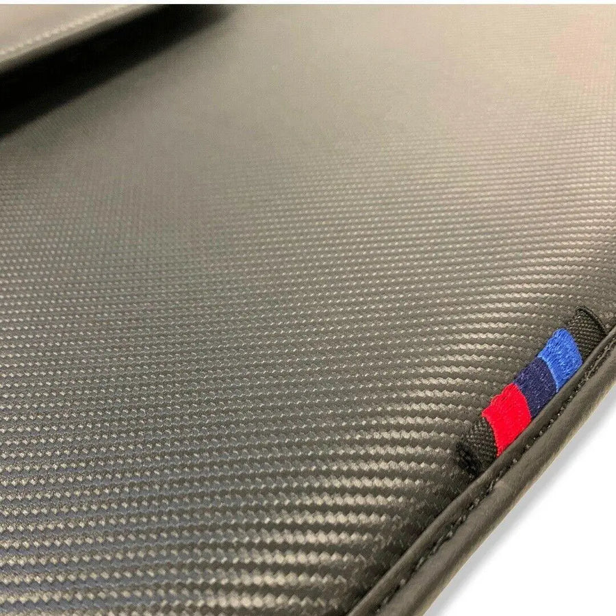 Floor Mats For BMW 4 Series F32 Brand Carbon Fiber Leather - AutoWin