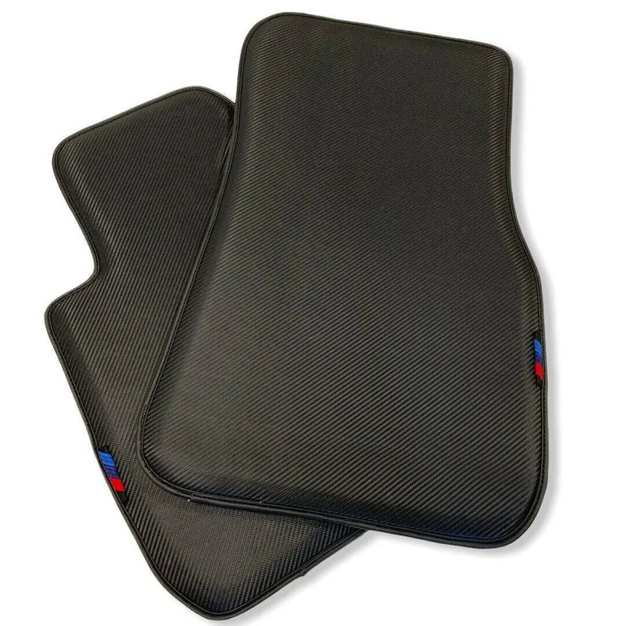 Floor Mats For BMW 6 Series F06 Gran Coupe Autowin Brand Carbon Fiber Leather - AutoWin