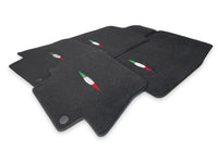 Floor Mats For Maserati GranCabrio I (2010-2019) Black IT Edition - AutoWin