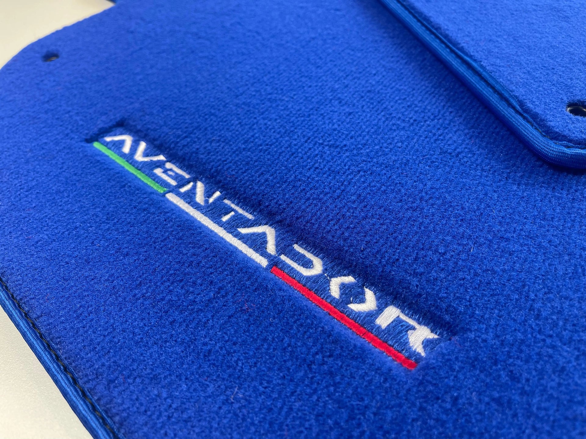 Floor Mats for Lamborghini Aventador Blue Color Carpet - AutoWin