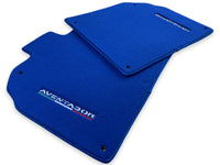 Floor Mats for Lamborghini Aventador Blue Color Carpet - AutoWin