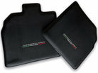 Floor Mats for Lamborghini Aventador Carbon Fiber Leather Limited Edition - AutoWin